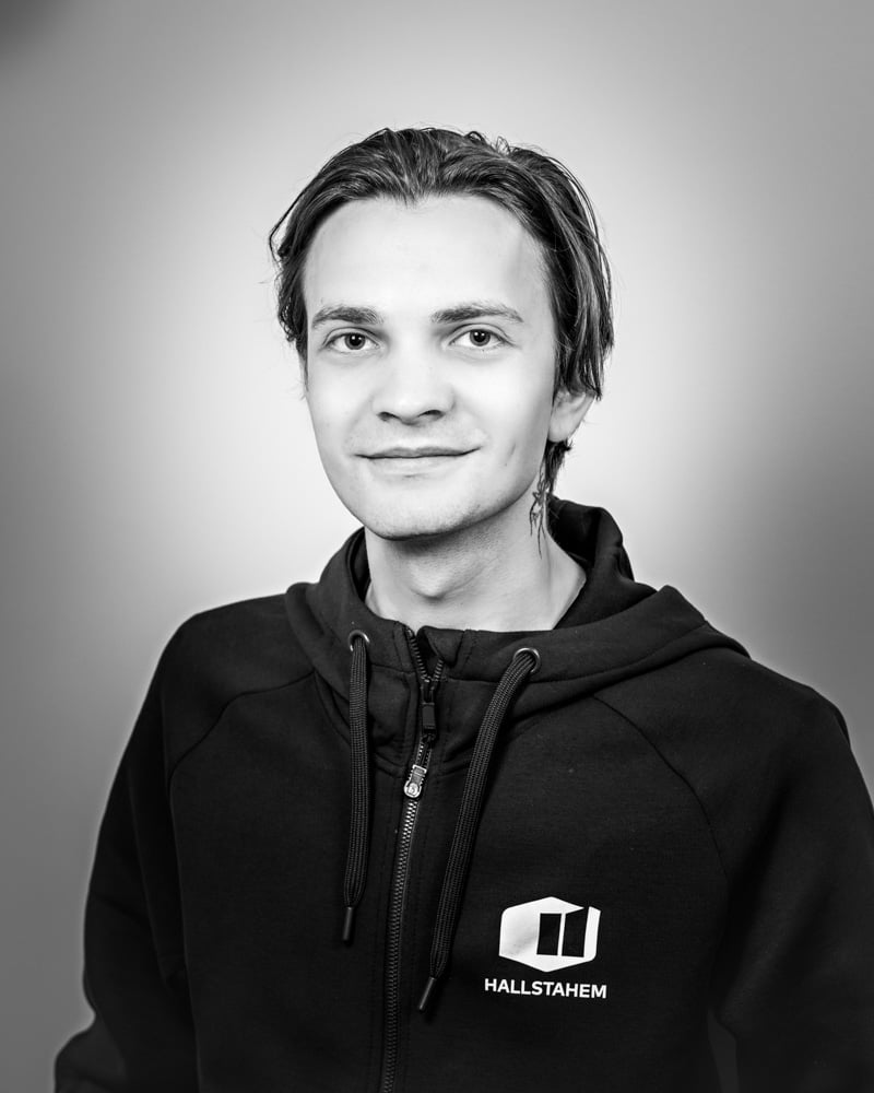 Porträtt på Sebastian Åhman Lindström